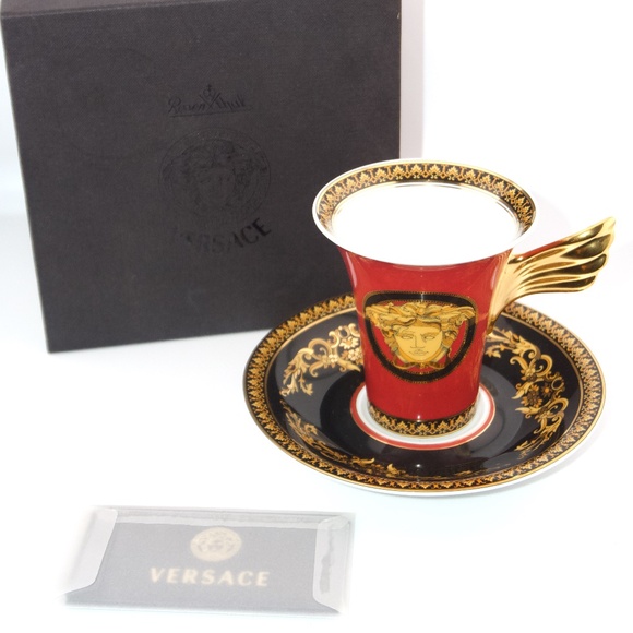 Versace Other - Versace Medusa Coffee Cup & Saucer
